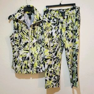 Capri sleeveless set